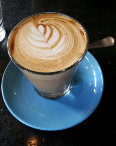 Latte at Proud Mary