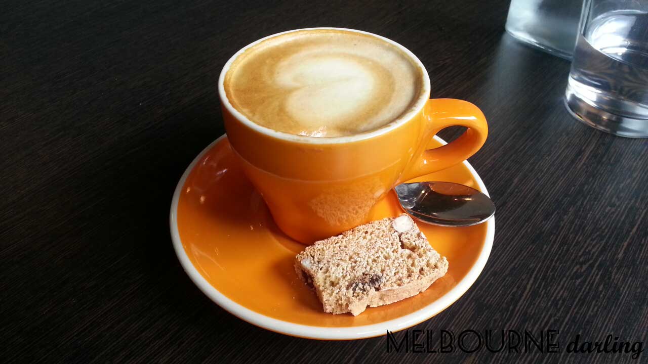 Latte at Third Wave Cafe Prahran