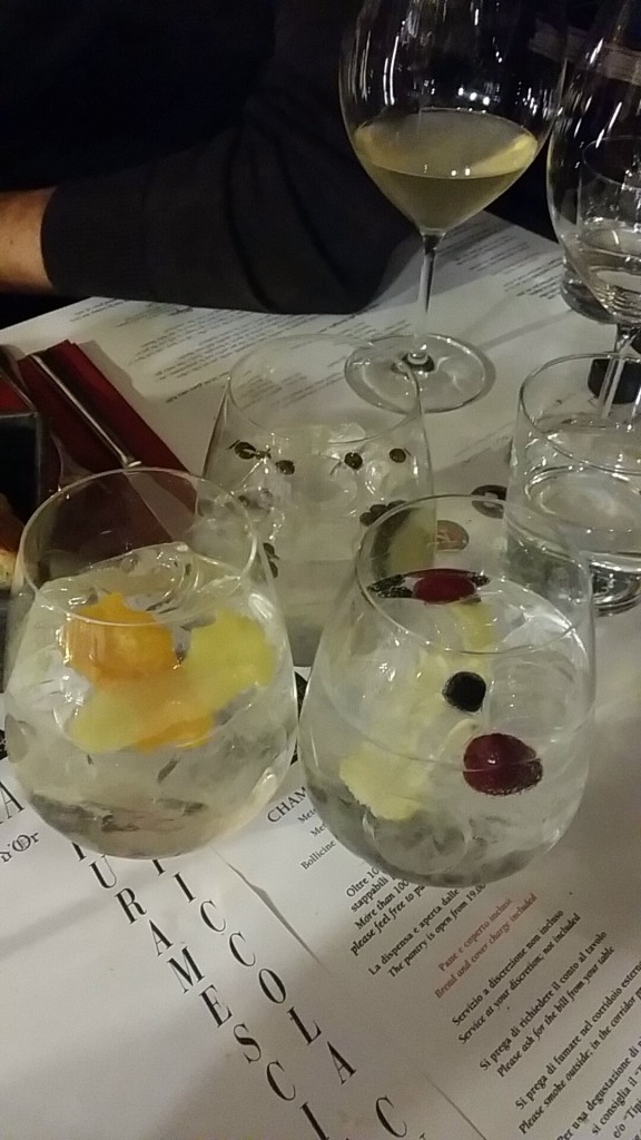 3 unique flavour spins on Gin and Tonic at Enoiteca Mascareta